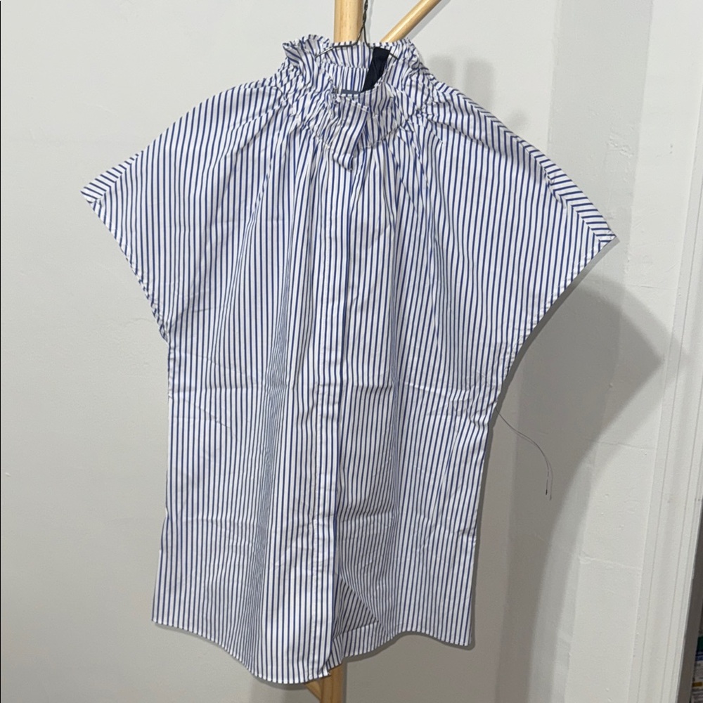 Pomander Place Blue Stripe Rae Blouse